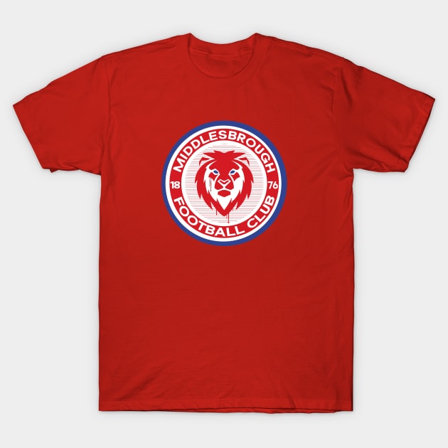 Middlesbrough Badge T-Shirt by Twistedburt